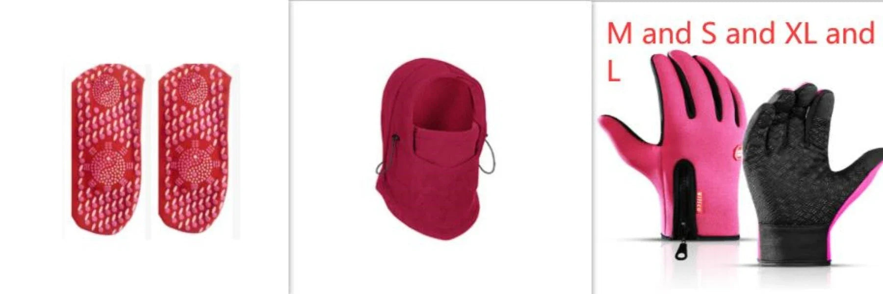 Versatile outdoor winter headwear with a warm fleece hat, face mask, and neck scarf for cold weather protection