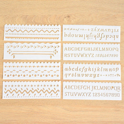 Multifunctional hollow painting template for creative art projects