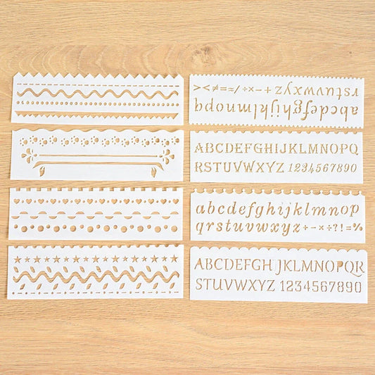 Multifunctional hollow painting template for creative art projects