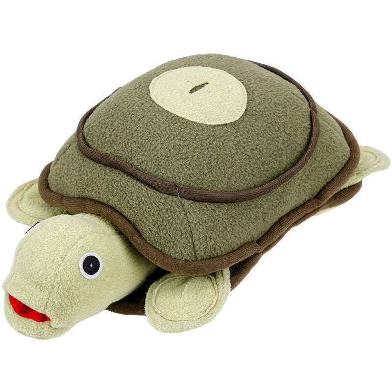 An interactive snuffle mat puzzle toy for dogs, designed to stimulate natural foraging behavior and relieve boredom