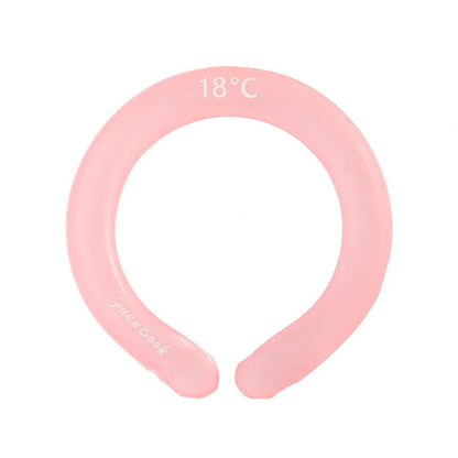 Ice Cold Neck Collar in pink, blue, and purple for summer cooling