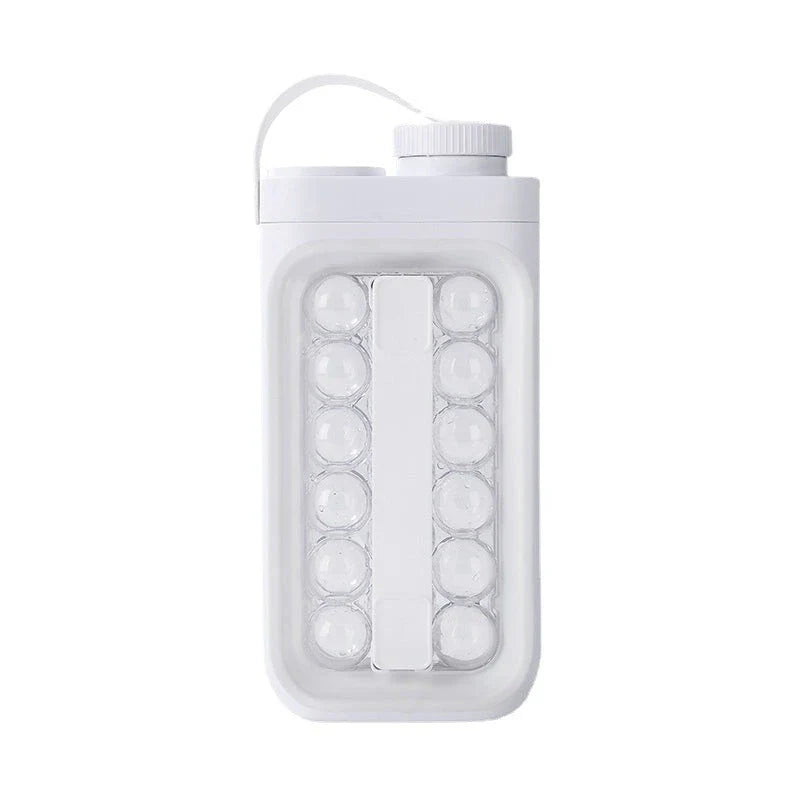 A convenient 2-in-1 kitchen gadget that creates ice balls and chills beverages, made with durable BPA-free materials for easy cleaning and odor resistance.