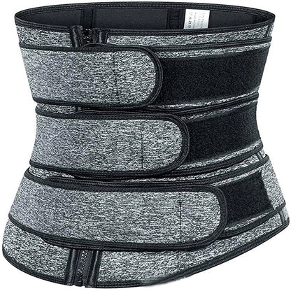 Women's adjustable waist trainer slimming bodysuit with 2-3 belts for workout shaping