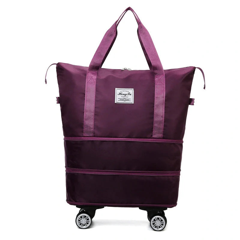 Universal Wheel Travel Bag in various colours with double-layer dry and wet separation