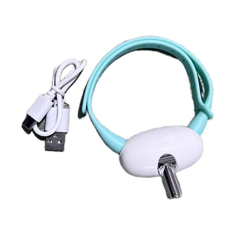Smart Laser Teasing Cat Collar with adjustable fit and USB charging
