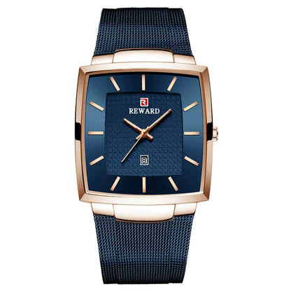 Men's Stainless Steel Timeless Waterproof Watch with a sleek, minimalist design and precise quartz movement