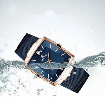 Men's Stainless Steel Timeless Waterproof Watch with a sleek, minimalist design and precise quartz movement