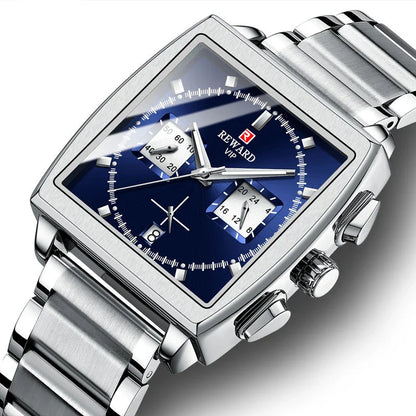 Men's Stainless Steel Timeless Waterproof Watch with a sleek, minimalist design and precise quartz movement