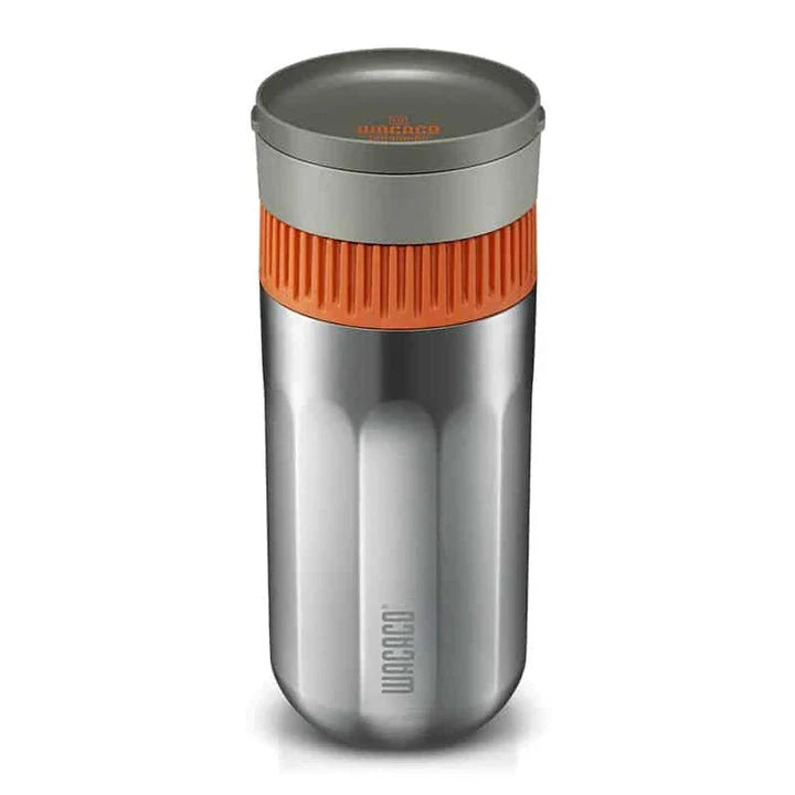 All-in-One Vacuum Pressured Portable Travel Coffee Maker with Durable Plastic Construction and Rapid 80-Second Brew Time