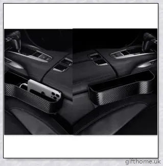 Premium car organiser with storage compartments for phone, wallet, keys, and other essentials