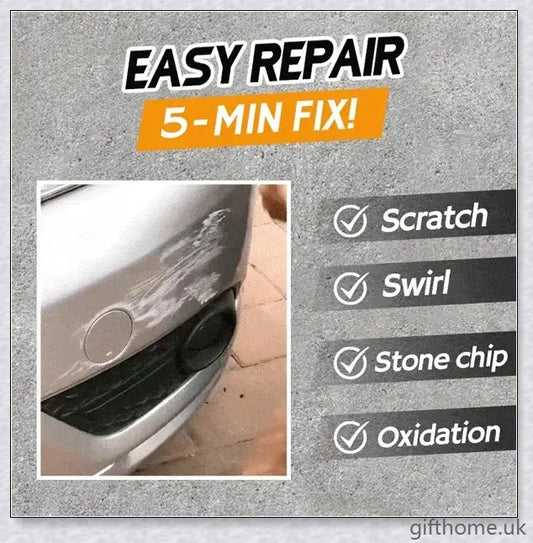 Car Scratch Repair Polish Wax with buffer pad for removing scratches and restoring car's shine