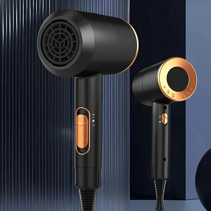 High-speed negative ion hair dryer with diffuser attachment for fast, frizz-free drying and salon-quality styling at home