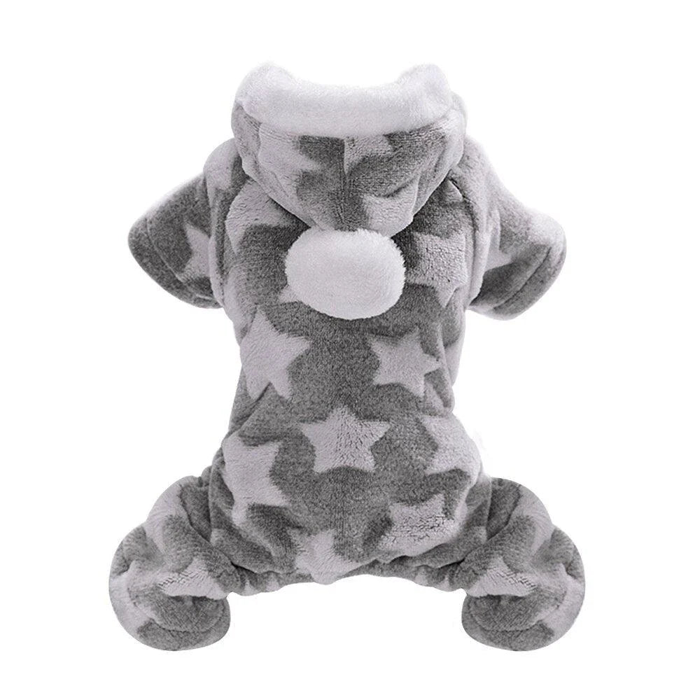 Cosy and warm winter coat for small to medium-sized dogs and cats, made with soft fleece material for comfort and protection.
