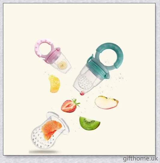 Baby Fruit and Vegetable Auxiliary Food Feeder Pacifier - a premium silicone feeding accessory that allows infants to safely explore healthy flavours while soothing their gums