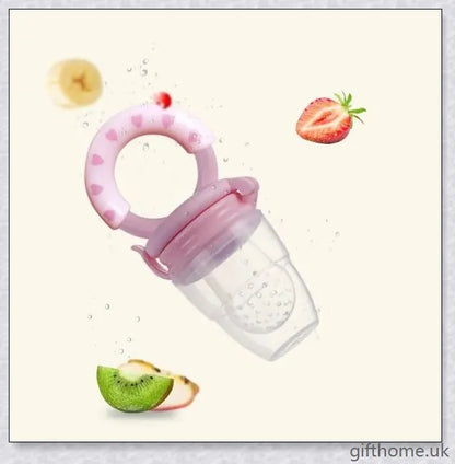 Baby Fruit and Vegetable Auxiliary Food Feeder Pacifier - a premium silicone feeding accessory that allows infants to safely explore healthy flavours while soothing their gums