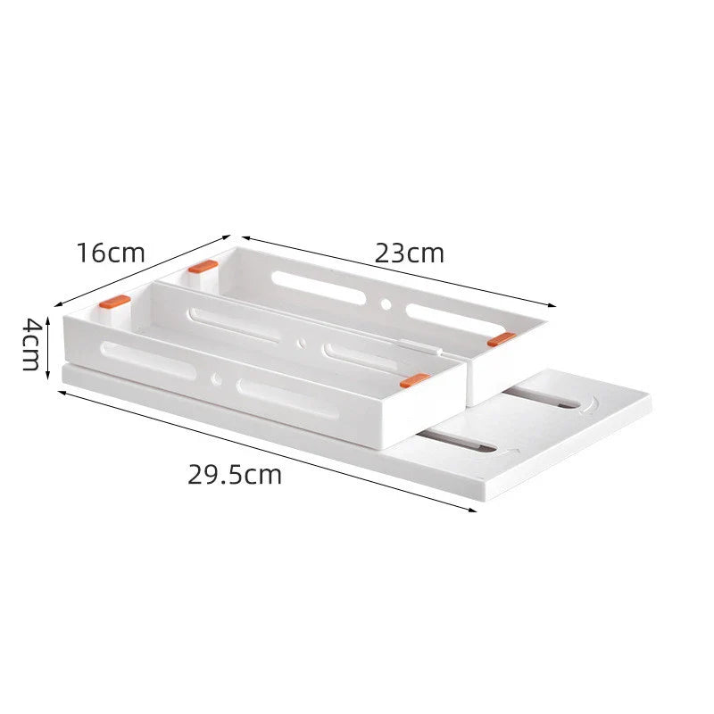 Trendha kitchen spice rack with pull-out drawer for under-sink storage