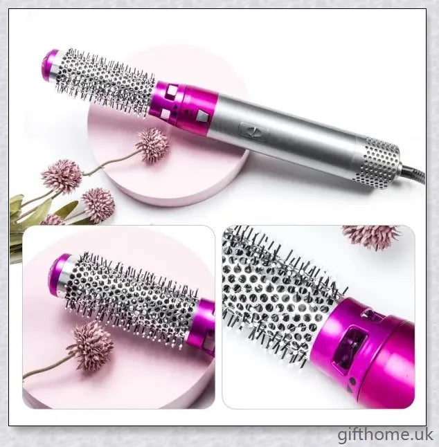5 in 1 Multifunctional Airwrap Hair Styling Tool by Urban Wings - Create voluminous, salon-quality curls and waves with this advanced, damage-free styling device.