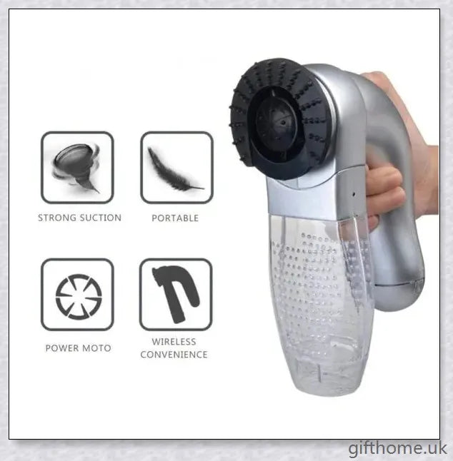 Electric Pet Hair Vacuum Cleaner for effortless grooming and hair removal
