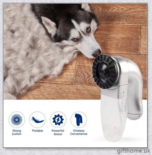 Electric Pet Hair Vacuum Cleaner for effortless grooming and hair removal