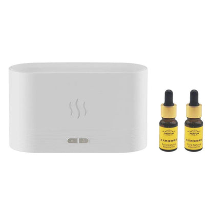 Flame Humidifier Aroma Diffuser with Ultrasonic Technology for Essential Oil Diffusion and Ambient Lighting