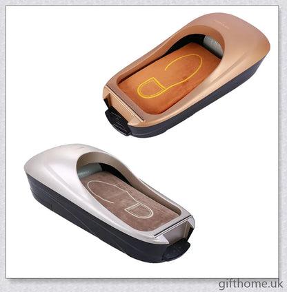 Automatic Shoe Cover Machine with a durable sawtooth blade for hassle-free shoe cover application