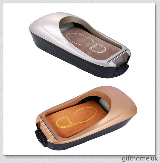 Automatic Shoe Cover Machine with a durable sawtooth blade for hassle-free shoe cover application
