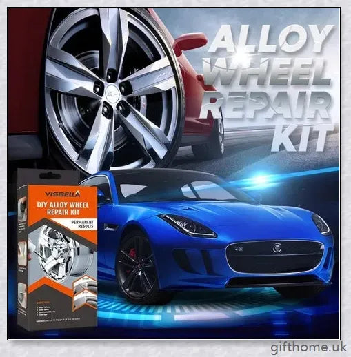 DIY Alloy Wheel Repair Kit - Restore damaged car wheels at home with this all-in-one kit