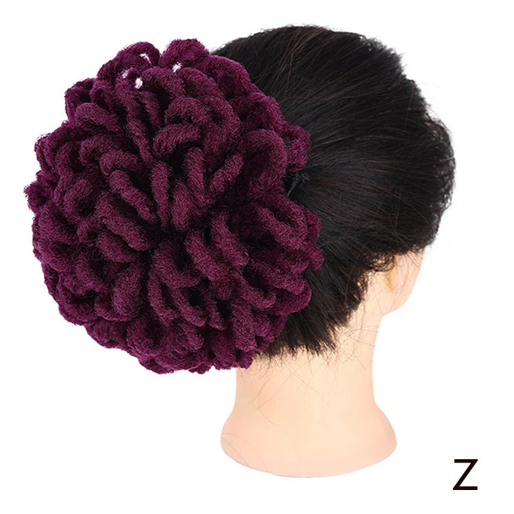 African Wig Bun Hair Bag with Drawstring for Dreadlocks and Afro Hairstyles