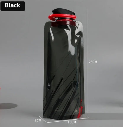 Collapsible Travel Water Bottle - Compact, Leak-Proof Outdoor Drinking Container