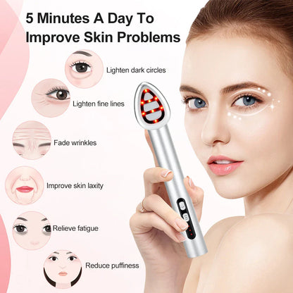 7-Colour LED Photon Eye Massager with advanced features for rejuvenating the delicate eye area