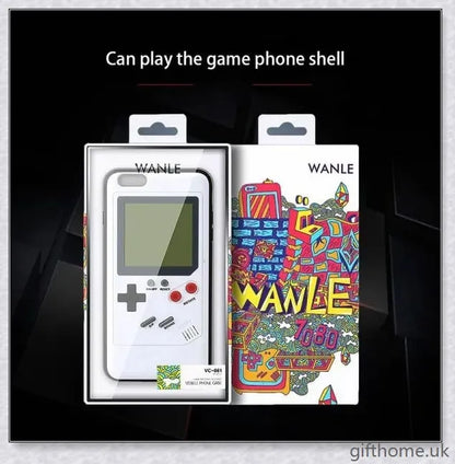 Gameboy-inspired iPhone case with retro gaming controls and screen