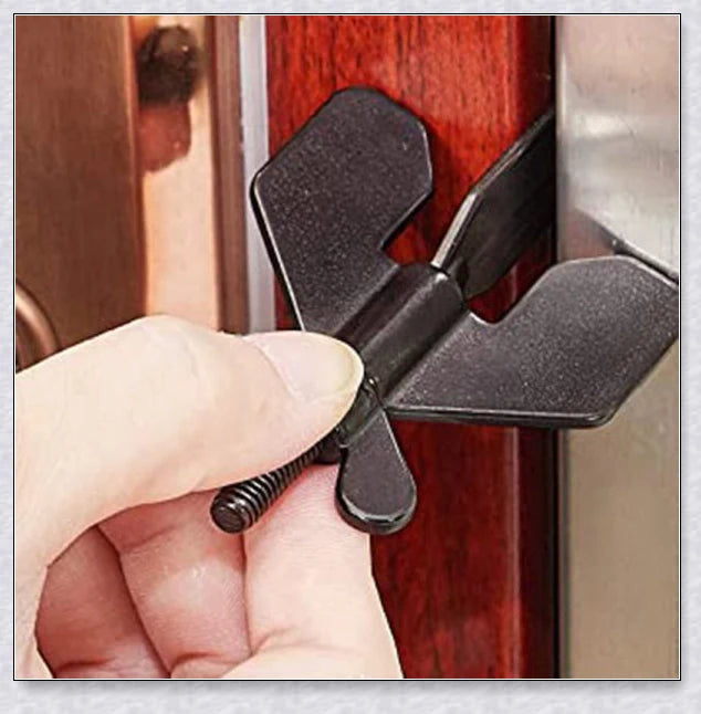 Portable Hotel Door Lock made of high-quality 304 stainless steel for secure travel protection