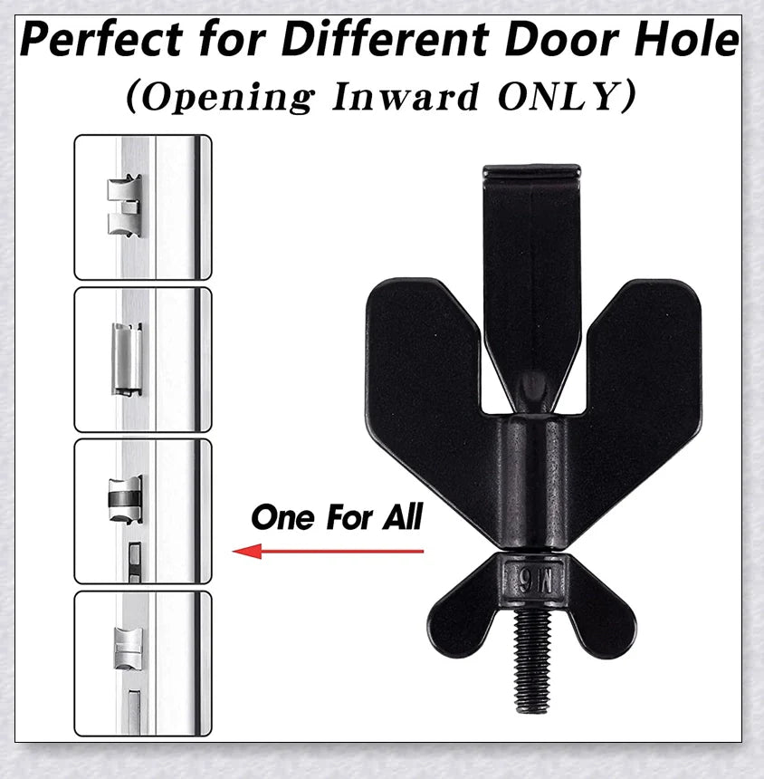 Portable Hotel Door Lock made of high-quality 304 stainless steel for secure travel protection