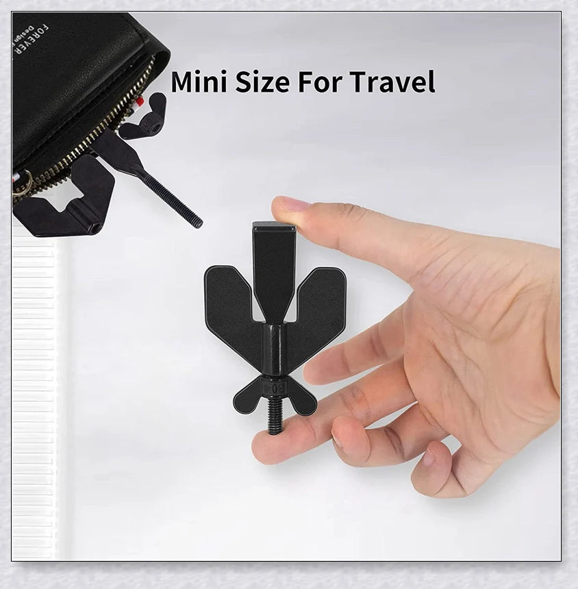 Portable Hotel Door Lock made of high-quality 304 stainless steel for secure travel protection