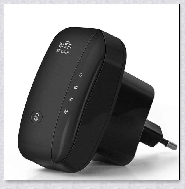 Wifi Repeater Wifi Extender 300Mbps - Compact, Powerful Device to Boost Home WiFi Coverage