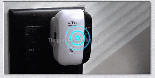 Wifi Repeater Wifi Extender 300Mbps - Compact, Powerful Device to Boost Home WiFi Coverage