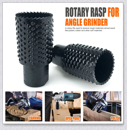 Multi-Functional Grinding Head for Woodworking, Polishing, and Hole Opener in Premium Carbon Steel