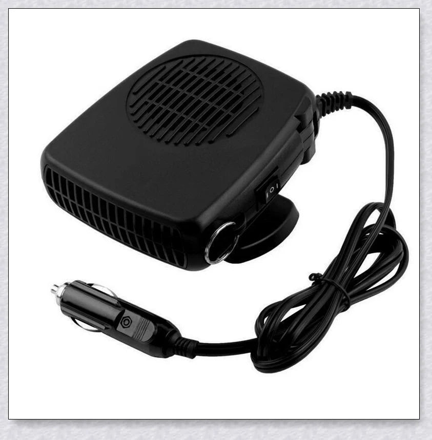 Powerful Portable 12V Plug In Car Heater Defroster - Keep Your Car Warm and Defrost Windshield Quickly