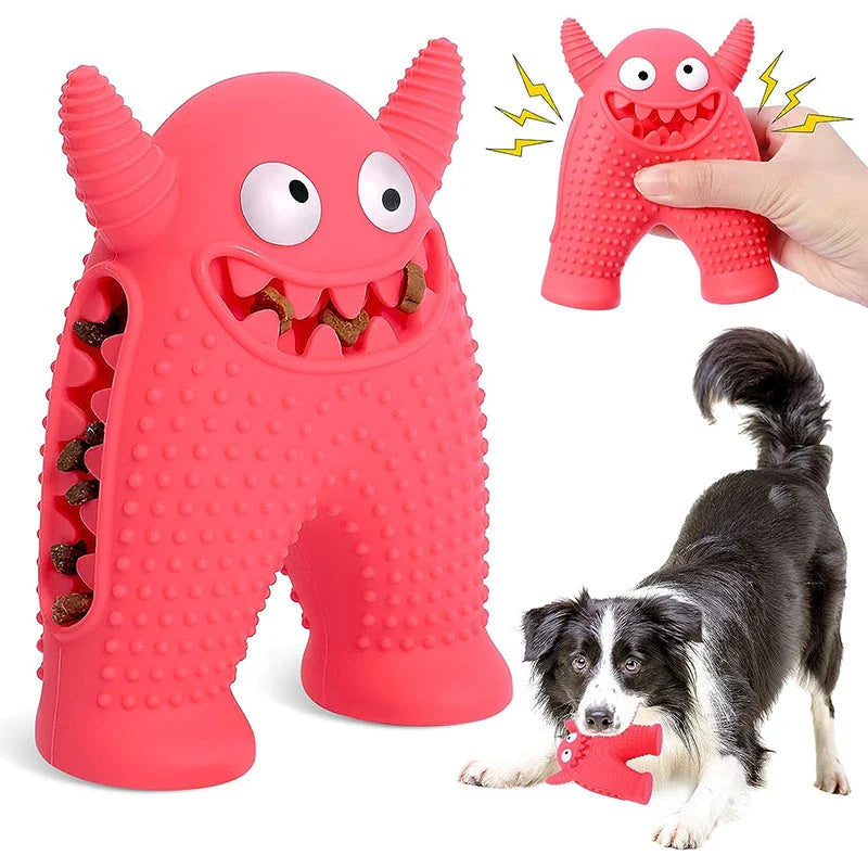 Durable Squeaky Dog Toy for Aggressive Chewers - Blue Colour