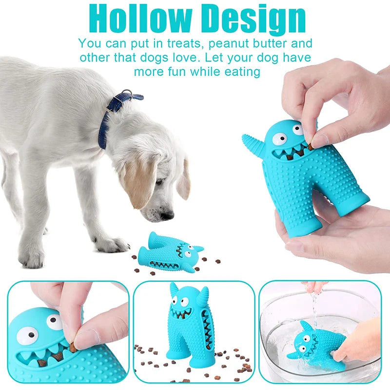 Durable Squeaky Dog Toy for Aggressive Chewers - Blue Colour