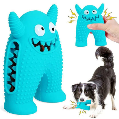Durable Squeaky Dog Toy for Aggressive Chewers - Blue Colour