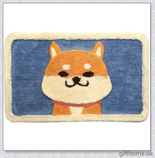 Premium polyester anti-slip mat with absorbent surface for secure and comfortable home use