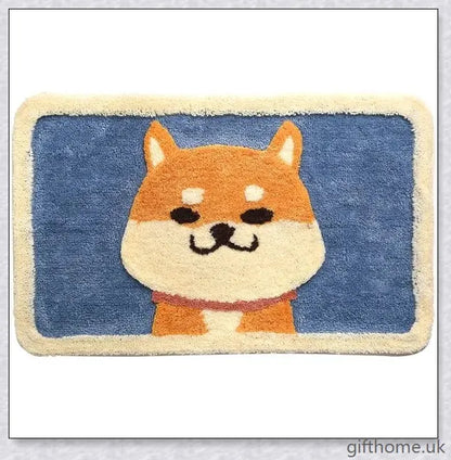 Premium polyester anti-slip mat with absorbent surface for secure and comfortable home use