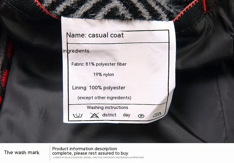 Men's windbreaker coat with striped pattern in various colour options, perfect for autumn and winter weather in the UK.