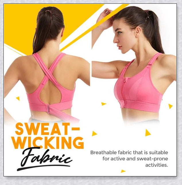 Ultrafit Shockproof Sports Vest - Premium activewear with breathable, shock-absorbing design for enhanced comfort and performance during physical activities.