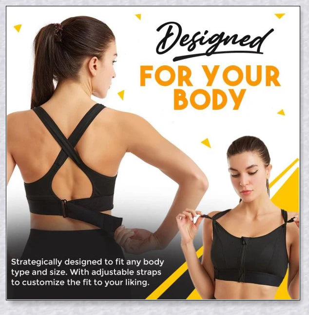 Ultrafit Shockproof Sports Vest - Premium activewear with breathable, shock-absorbing design for enhanced comfort and performance during physical activities.