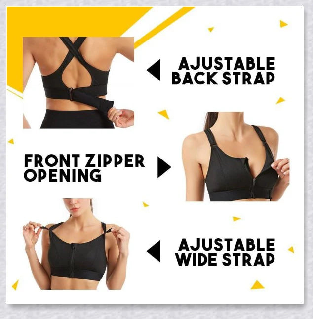 Ultrafit Shockproof Sports Vest - Premium activewear with breathable, shock-absorbing design for enhanced comfort and performance during physical activities.