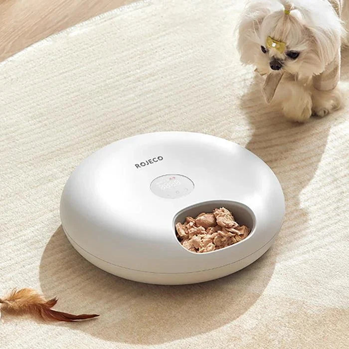 Trendha 6-Meal Automatic Pet Feeder for Cats, a convenient and reliable feeding solution for your feline friend