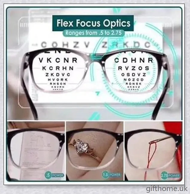 Premium Adjustable Multi-Focus Eyeglasses for clear, high-definition vision without the need for prescriptions