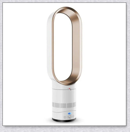 Oscillating Bladeless Tower Fan with Remote Control - Powerful, Quiet Cooling for Your British Home